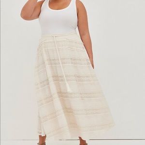 Torrid Long Lace Skirt